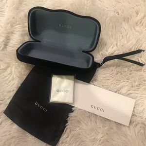 Authentic Velvet Gucci Sunglass Case